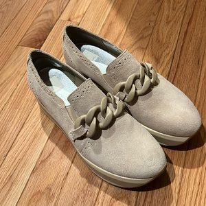 Dolce vita platform suede shoes - worn once!